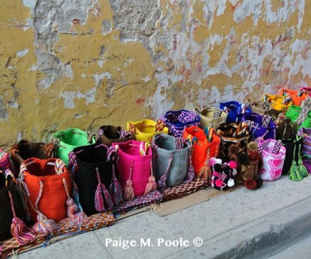 Handmade mochilas in Cartagena